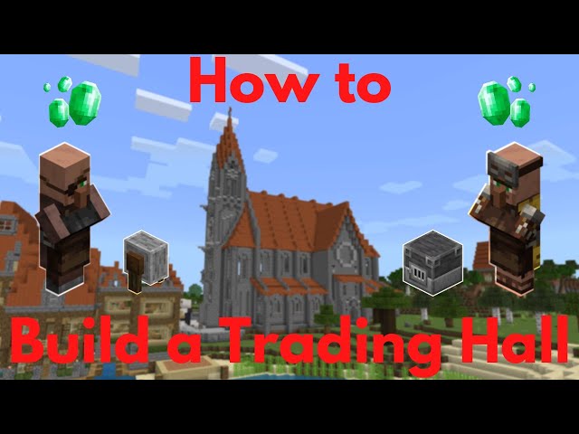 How to make a Villager Trading Hall in Minecraft