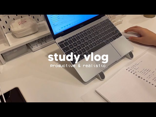 productive + realistic study vlog 📓 cramming, exam seasons, cafe studying, etc.