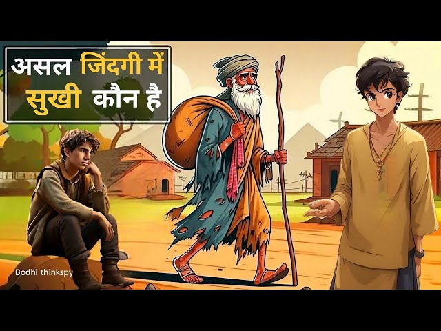 असल जिंदगी में सुखी कौन है | Buddhist Story on who is happy in real life | Bodhi thinkspy