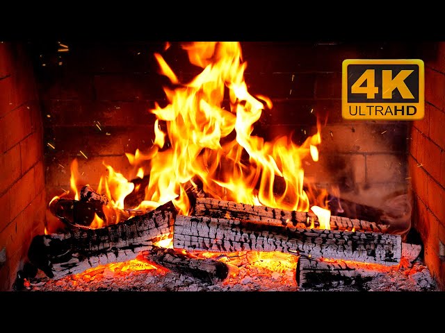 🔥 Fireplace 4K. Cozy Winter