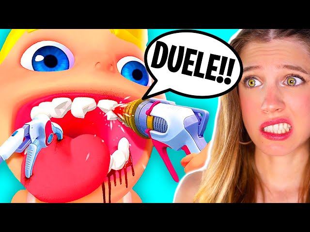 DESTROZO DIENTES EN SIMULADOR DE DENTISTA #2 🦷 Me convierto en doctora y SALE MAL 🪥 Titans Clinic VR