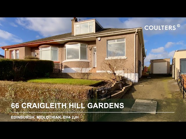 SCENEINVIDEO   66 Craigleith Hill Gardens, Edinburgh, Midlothian, EH4 2JH