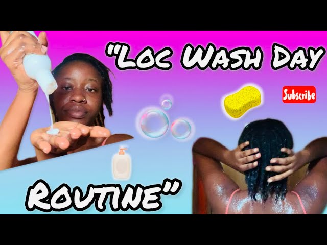 “How to Care for Your Locs | Before & after my locs wash day! 🚿✨