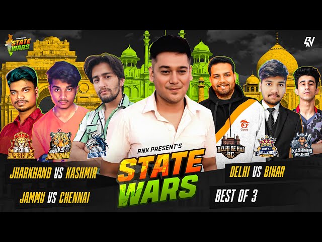 The State Wars | Quarter Finals Day 1 #rockyrdxlive #freefire #nonstopgaming