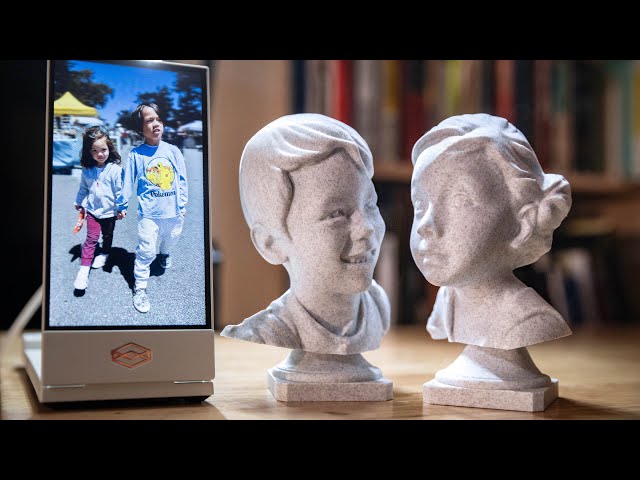 3D-Printed Sculptures Made From a Single Photo