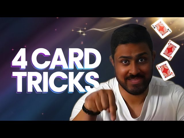 HOW TO DO? - 4 Easy Magic Tricks Revealed for Beginners