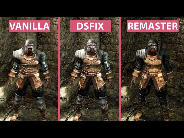 [4K] Dark Souls – Original vs. DSfix & Mods vs. Remastered Graphics Comparison