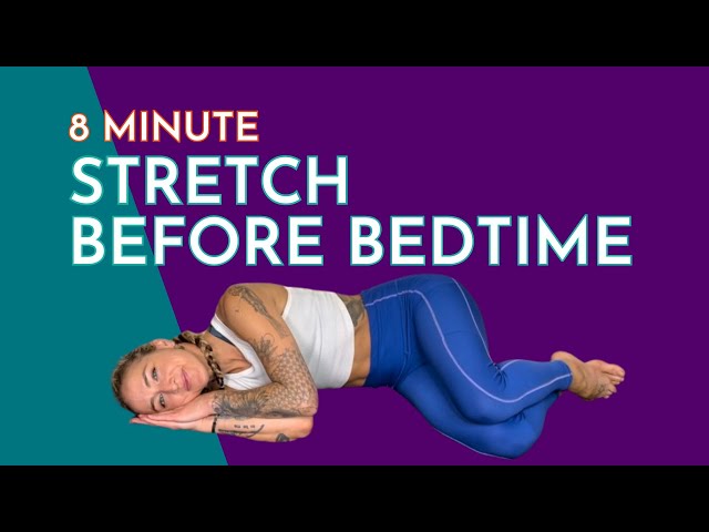 Quick Evening Stretch - Release Tension & Stress Before Bedtime - Hips & Lower Back Relief