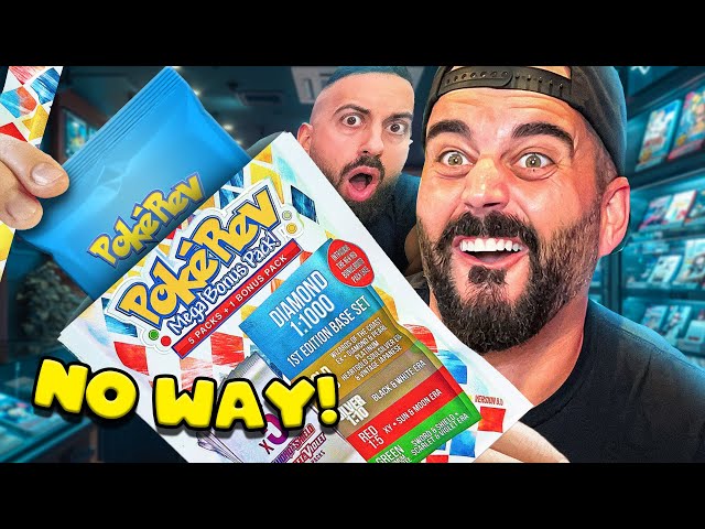 That did NOT just happen! Opening PokeRev Diamond Pokemon Mystery Packs