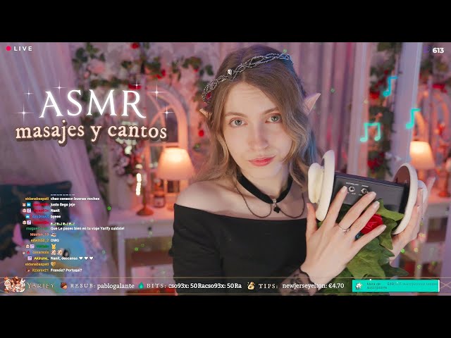 ✨ASMR 3DIO Masajes y Cantos Celestiales con Yarify la elfa ✨