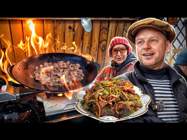 Just THREE ingredients! THIS IS THE SIMPLE AND DELICIOUS LIVER SALAD + FRIED POTATOES WITH LARD