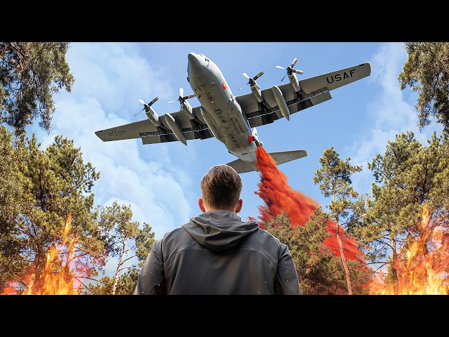 How the Air Force Uses C-130s to Fight Wildfires