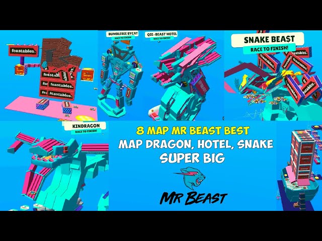 8 MRBEAST DRAGON MAP, HOTEL AND VERY BIG SNAKE BEAST! 😱