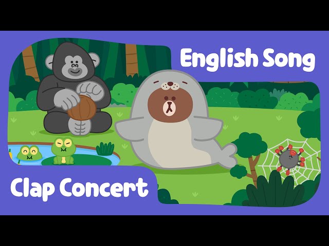 [Brown TV] Clap Concert | Nursery Rhymes | Line Friends Kids Song