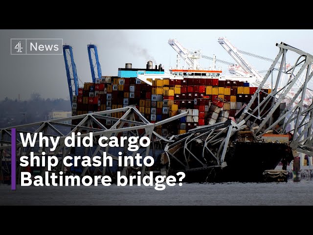 Baltimore bridge collapse after massive cargo ship collision