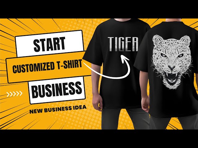 How to start Customized T-shirt business?  | New business idea in 2024