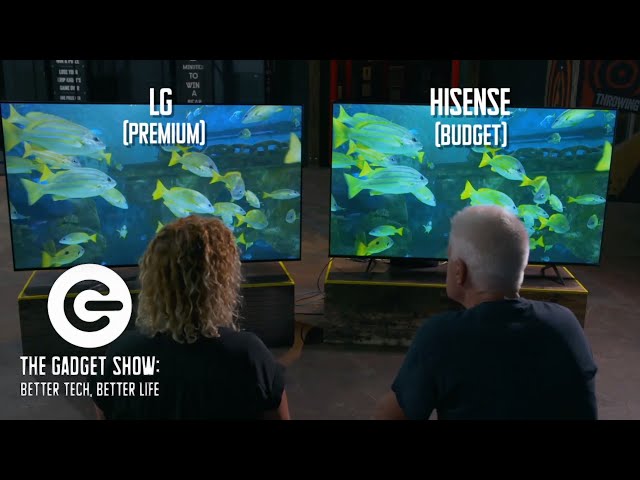 Budget vs Expensive 75" TVs: LG or HISENSE? | The Gadget Show