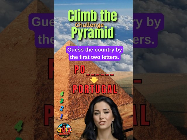 🌍 Climb the Pyramid Challenge | Guess the Country! 🌍