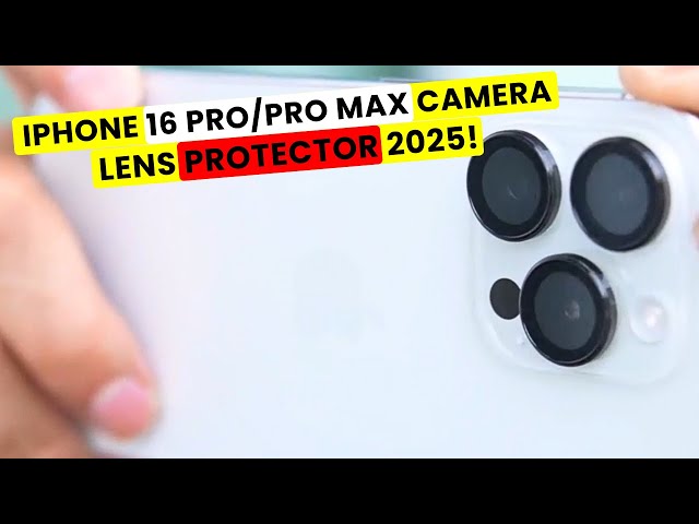 Best iPhone 16 Pro/Pro Max Camera Lens Protectors 2025!🔥🔥