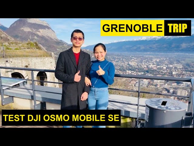 DJI OSMO Mobile SE 🧐 FIRST TIME WITH SMARTPHONE GIMBAL at Grenoble