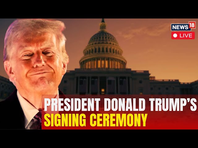 Trump Oath Ceremony LIVE | Trump Inauguration 2025 | Trump Signing Ceremony | Trump LIVE | N18G