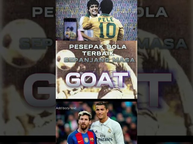 BEST FOOTBALLER OF ALL TIME #messi #ronaldo #pele #maradona #soccer #goat