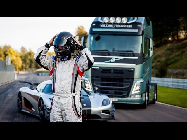 Volvo Trucks - Volvo Trucks vs Koenigsegg: a race between a Volvo FH and a Koenigsegg One:1