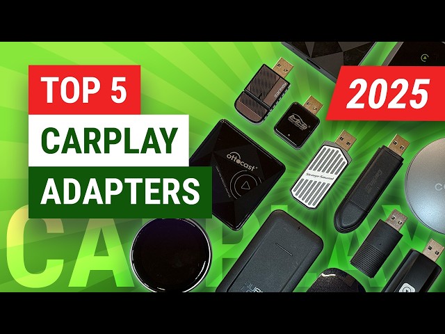 Top 5 Best Wireless Apple CarPlay Adapters 2025 | Which Wireless CarPlay Dongle Should You Buy?