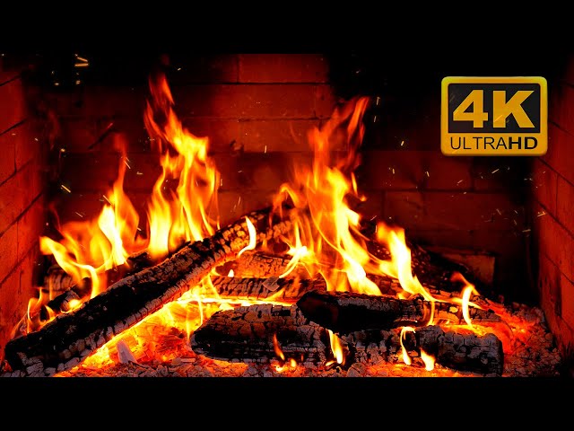 🔥 Fireplace 4K. Cozy Winter