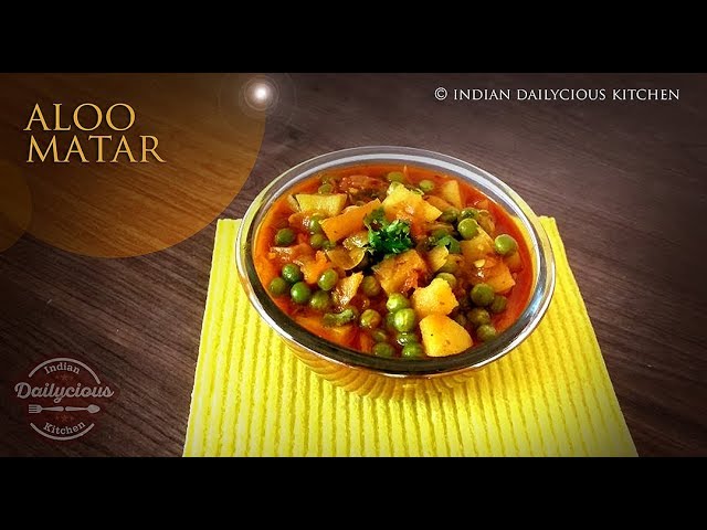 Aloo Matar Curry Recipe | Potato Peas Curry | Aloo Matar Sabzi Recipe