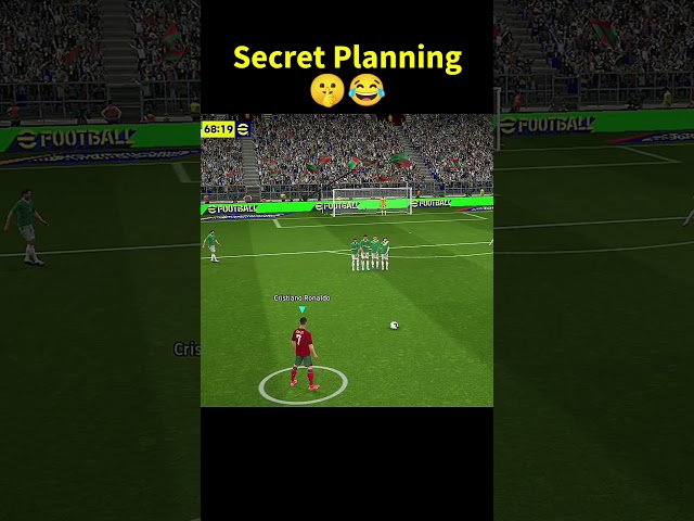 Ronaldo secret planning ☠️😂 #efootball #pes #efootball2024 #efootball2025 #pesmobile #shorts