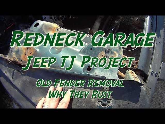 Jeep Wrangler TJ Fender Replacement - TJ Fender Removal