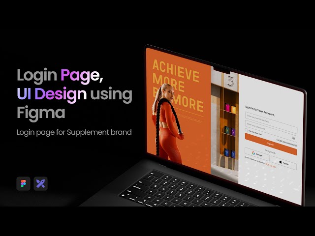 How to create a login page using Figma | Login Page UI Design Tutorial using Figma | Figma Tutorial