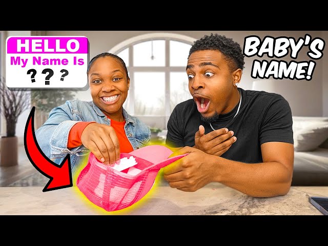 PICKING OUR BABY’S NAME OUT OF A HAT! 💕