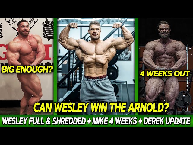 Wesley Vissers BRINGING SIZE AND CONDITION + Can Mike Sommerfeld Still Win? + Derek Lunsford 4 Weeks