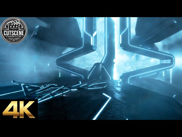 [4K UHD] Kevin Flynn Sacrifices Himself to Save Sam Flynn & Quorra CUTSCENE | TRON Legacy (2010)