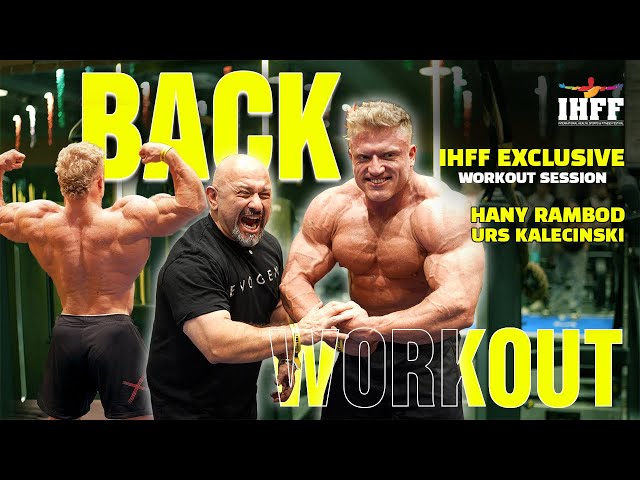 IHFF Exclusive: Elite Training With Hany Rambod & Urs Kalecinski @hanyrambod_FST7 @UrsKalecinski