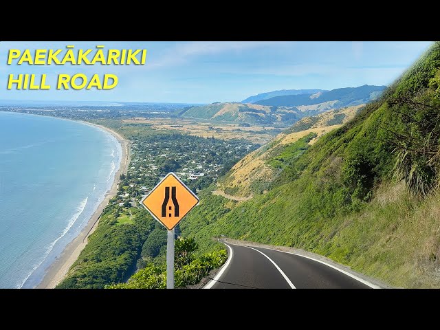 Scenic Drive on Paekākāriki Hill Road, New Zealand | Stunning Views Over the Kāpiti Coast