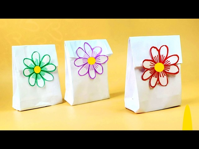 How To Make Cute Mini Gift Bags For Mom // New Paper Gifts Ideas