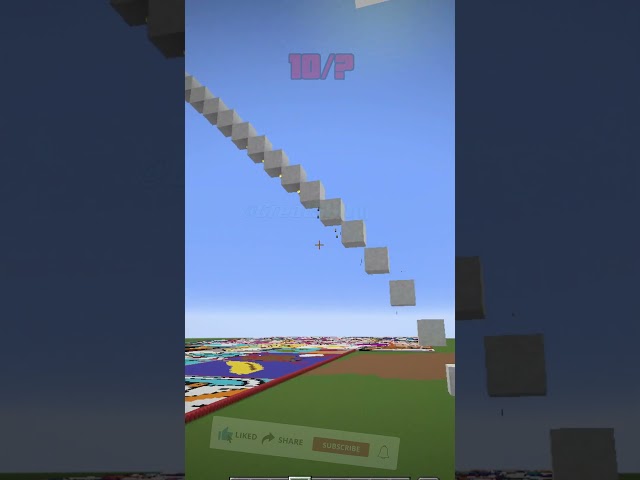 Satisfying Falling Sand Art Minecraft #338#minecraft #fallingsandart #sandart #pixelart