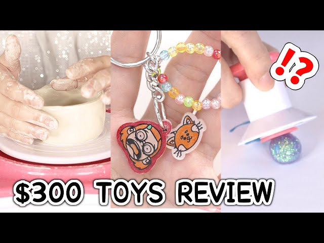 POTTERY KIT? Rating $300 ART TOYS - Turning Red, Mini Brands, Shrinky Dinks and more