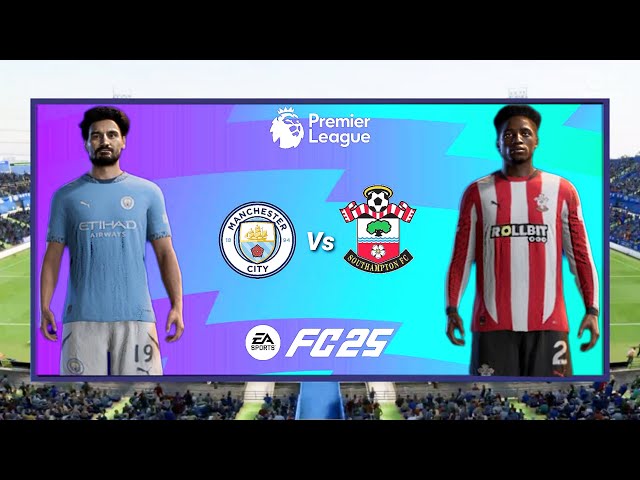 Manchester City vs. Southampton - PREMIER LEAGUE 24/25 - 2024 Full Match 4K -FC 25