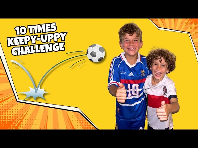 LET'S DO 10 PASSES TOGETHER AND GET THE ICE CREAM |KEEPY UPPY CHALLENGE WITH ÖMER EYMEN & YUSUF EMRE