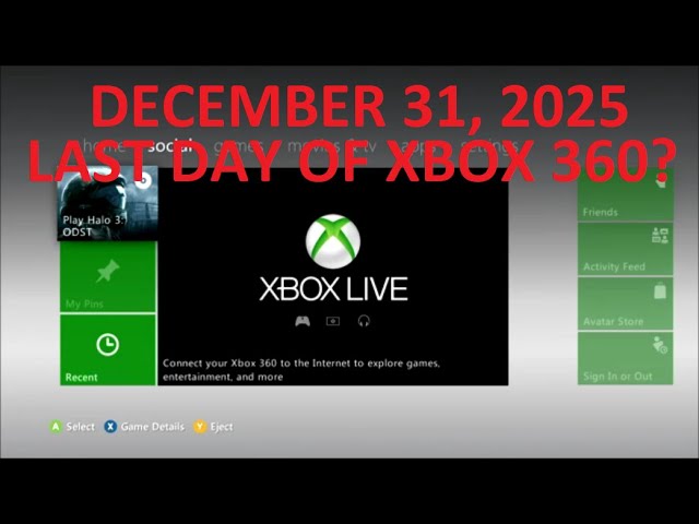 What Happens To The Xbox 360 After December 31 2025?