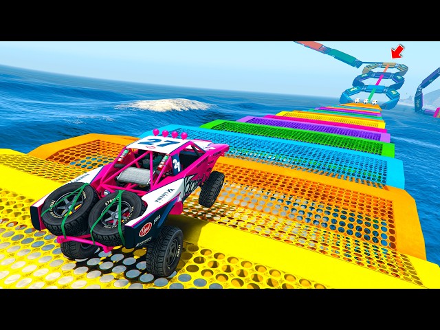 GTA 5 CRAZY TROPHY TRUCK PARKOUR RACE | No Copyright Gameplay | GTA Gameplay for TikTok & YouTube 4K