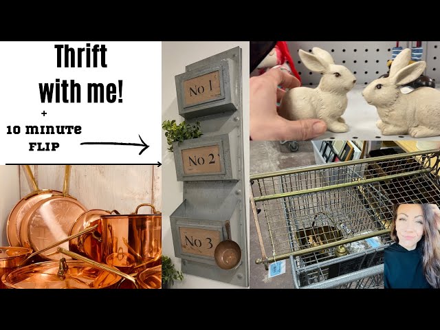 My favorite find ever!? | Thrift With Me |  Shop 3 Thrift Stores | Quick and Easy DIY Decor