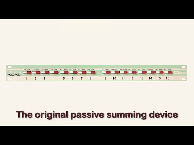 RMS216 Folcrom - The Original Passive Summing Device