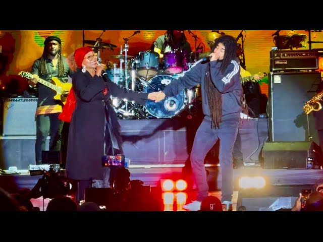 Skip Marley Turned Up For Marcia Griffiths N Gave An Epic Performance On Her 60th Celebration, Live