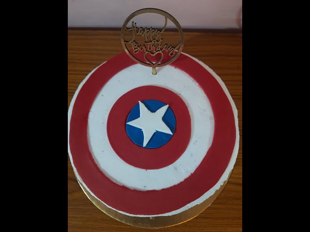 Captain America Cake | captain America cake design