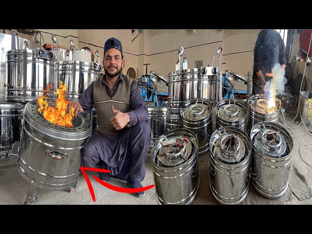 Mind-Blowing Factory Process: How Multipurpose Stainless Steel Gas Stove & Pizza Oven Are Made!